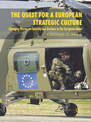 cover image of The Quest for a European Strategic Culture